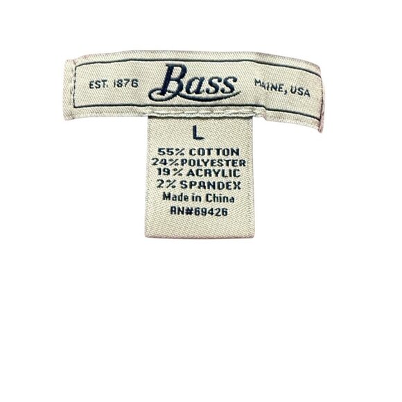 EST. 1876 Bass Cable Knit Sweater SZ Large Fall - Picture 4 of 8